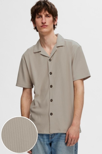 Loose Plisse Resort SS Shirt Pure Cashmere