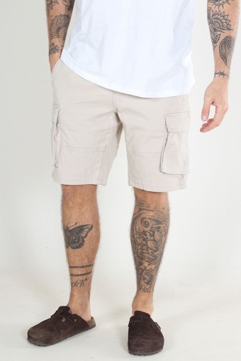 Cam Stage Cargo Shorts Silver Lining