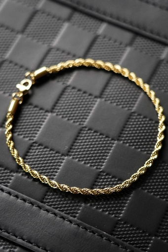 Rope Armband Guldtonet