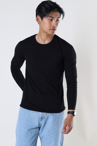 Muscle Fit LS T-shirt Black