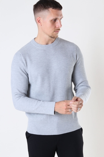PERFECT KNIT CREW NECK Cool Grey