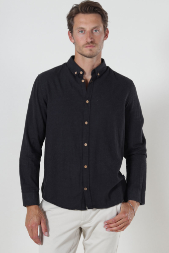 Johan Diego Cotton shirt Black