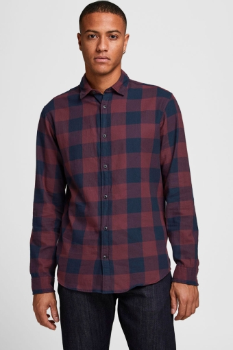 Gingham Twill Shirt L/S Port Royale