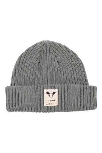 Fat Beanie Light Grey Mel