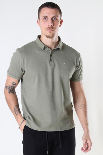 Silkeborg Stretch Polo Dusty Green