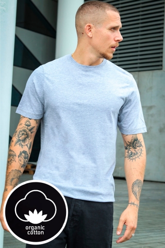 Organic Bazo Tee Grey