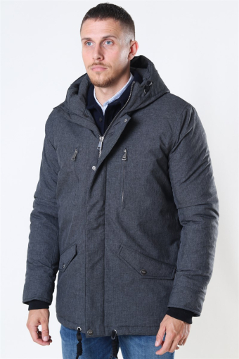 Anders Parka Jas Charcoal Mix