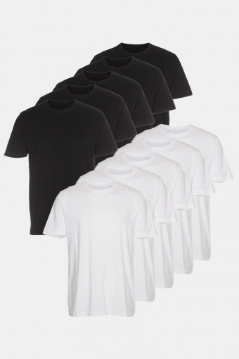 T-shirt 10-Pack Black/White