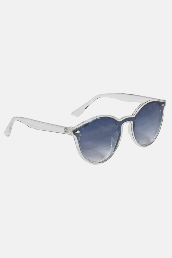Clear transp.,silver, 1-pc-lens grey w.blue mirror Silver