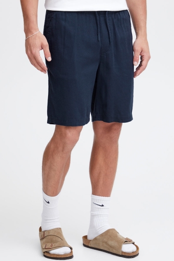 Aurelius Elasticated Linen Shorts Insignia Blue