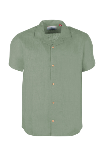 Ayers SS loose Shirt Hedge Green