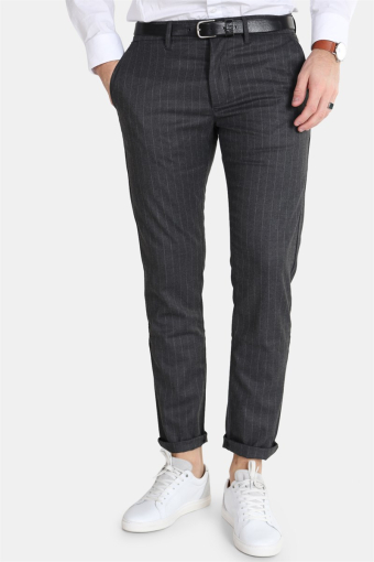 Jones Chino Grey Pinstripe