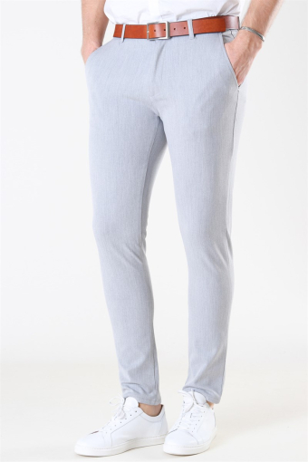 Frederic Pants Light Grey Melange