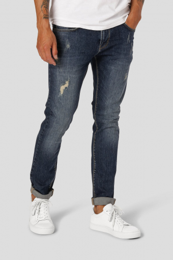 telegram Zeebrasem debat Ripped jeans - Trendy spijkerbroek met scheuren voor de man
