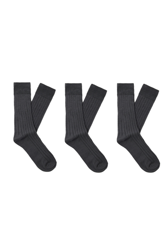 Philip 3-Pack Sock Dark Grey