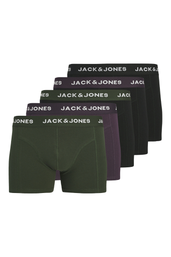 Solid Trunks 5 Pack Plum Perfect Black - Duffle bag - Black - Black