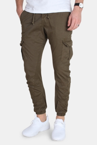 Cargo Jogging Broek Olive