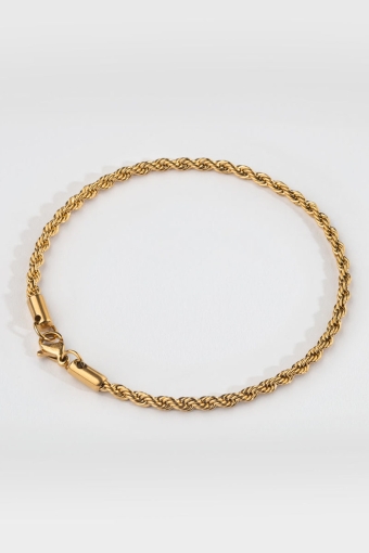 Rope Armband Guldtonet