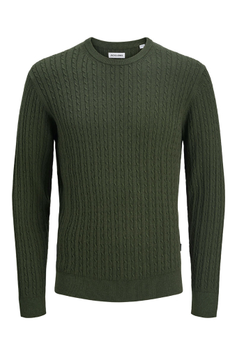 Emil Knit Cable Crew Neck Duffel Bag