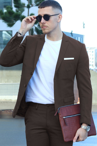 Premium Franco Slim Fit Pak Black Coffee