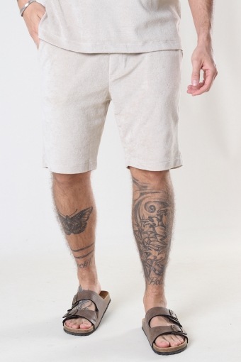ONSIOLO REG TERRY SHORTS Silver Lining