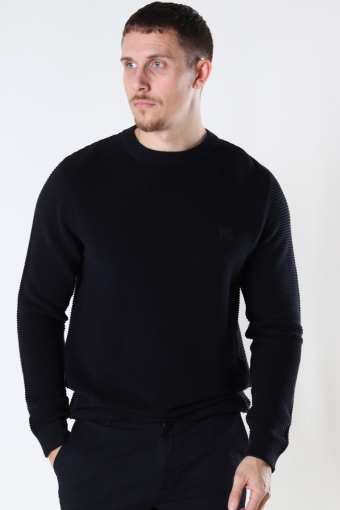 Valencia Crew Knit Black