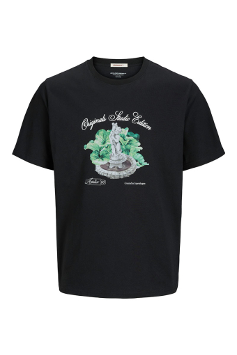 Hydra Front Tee Black