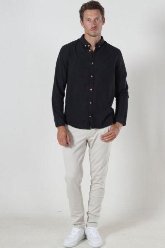 Johan Diego Cotton shirt Black