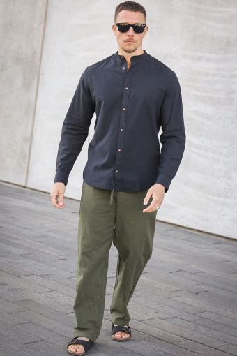 Summer Band Shirt LS Black