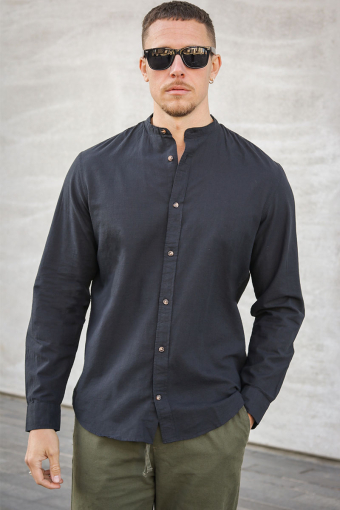 Summer Band Shirt LS Black