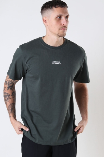 Cohen Brushed Tee SS Bottle Green