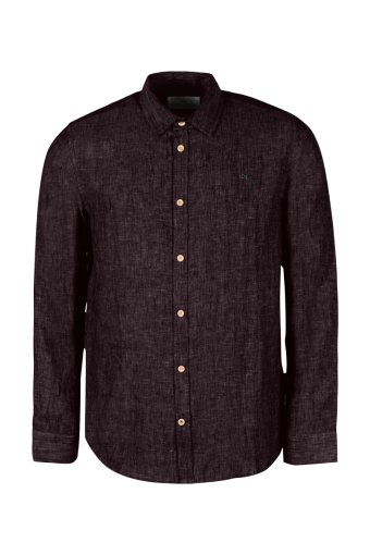 Ayers Ls shirt Chocolate Plum