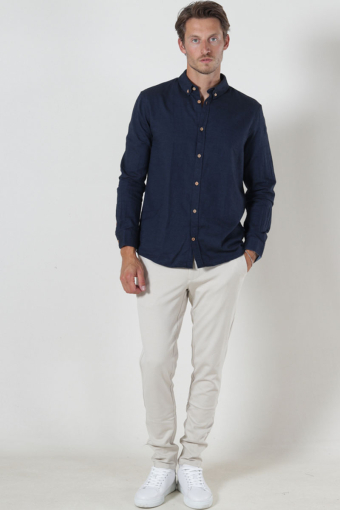 Johan Diego Cotton shirt Sky Captain