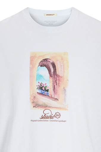 Hydra Front Tee Bright White