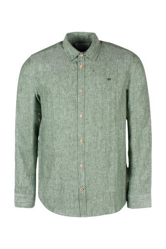 Ayers Ls shirt Hedge Green
