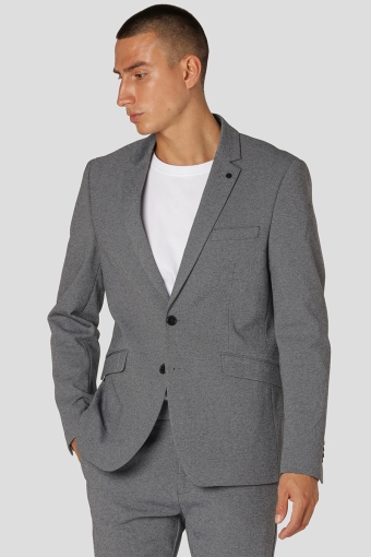 Milano Jersey Blazer Dark Grey Melange