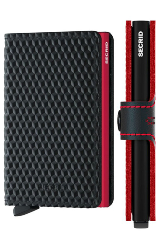Slimwallet Cubic Black Red
