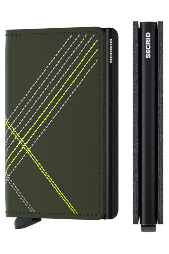 Slimwallet Stitch Linea Lime