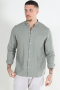 Allan China Linen Shirt Vetiver