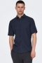 ONLY & SONS Caiden SS Linen Shirt Night Sky
