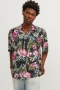 Jack & Jones Jeff AOP Resort Shirt SS Pink Nectar