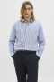 Jack & Jones Parker Wrinkle Resistant Shirt LS Black Iris Stripe