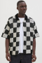 Jack & Jones Athletico Loose Fit Crochet Polo Shirt SS Black