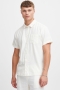 Solid Allan SS Linen Shirt White