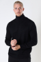 ONLY & SONS WYLER LIFE ROLL NECK KNIT NOOS Black